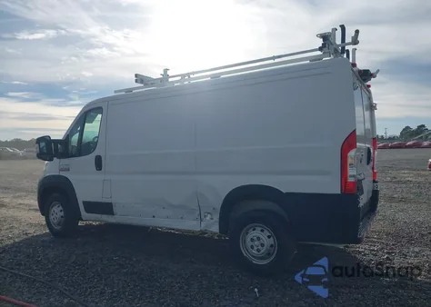 2021 Ram Promaster 1500 Low Roof 136 Wb из США, поврежденный, VIN 3C6LRVAG9ME552550